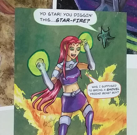 Starfire &amp; Beast Boy